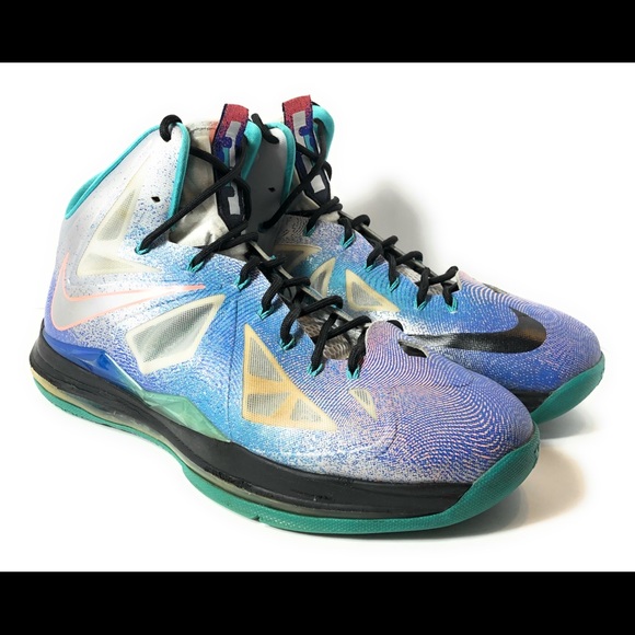 lebron x pure platinum